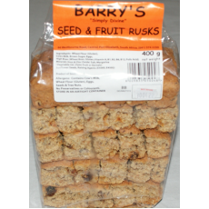Seed & Fruit Rusks 400g